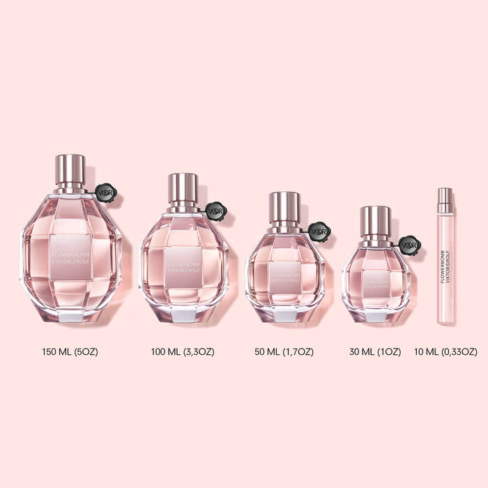 Viktor & Rolf Flowerbomb Eau de Parfum 100ml 3.4 fl oz Women’s Rich Floral Patchouli Luxury Perfume