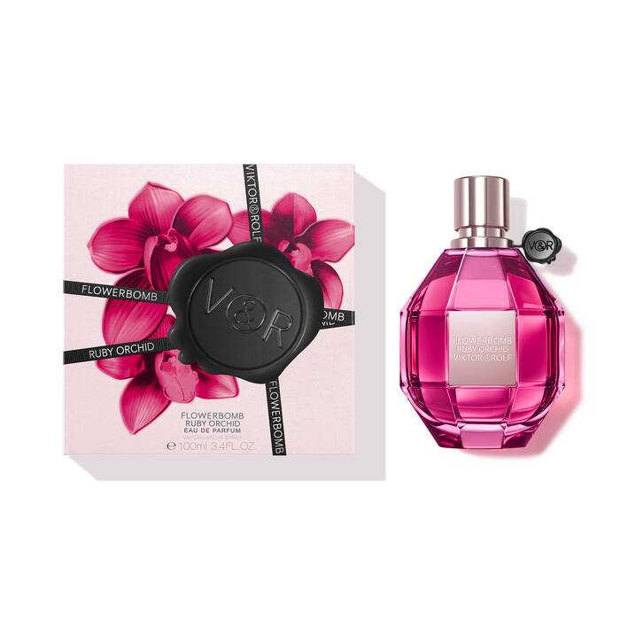 Viktor & Rolf Flowerbomb Ruby Orchid Eau de Parfum 100ml 3.4 fl oz Women’s Sweet Floral Fruity Perfume