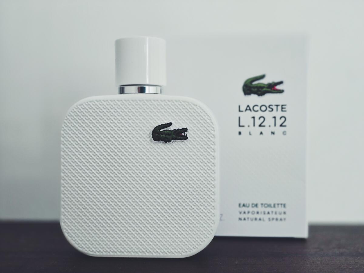 Lacoste Eau de Lacoste L.12.12 Blanc EDT for Men 100ml – Fresh Woody Citrus Fragrance